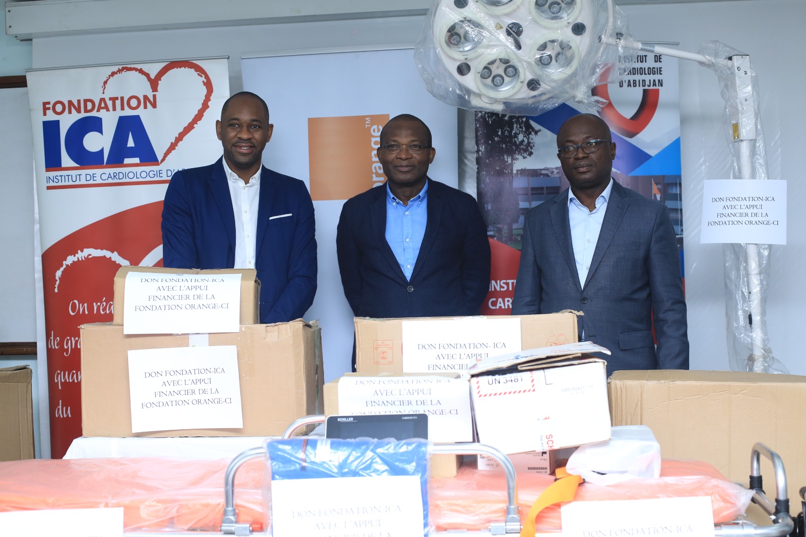Côte d'Ivoire : la fondation orange fait don de 10 millions de FCFA l’Institut de Cardiologie d’Abidjan