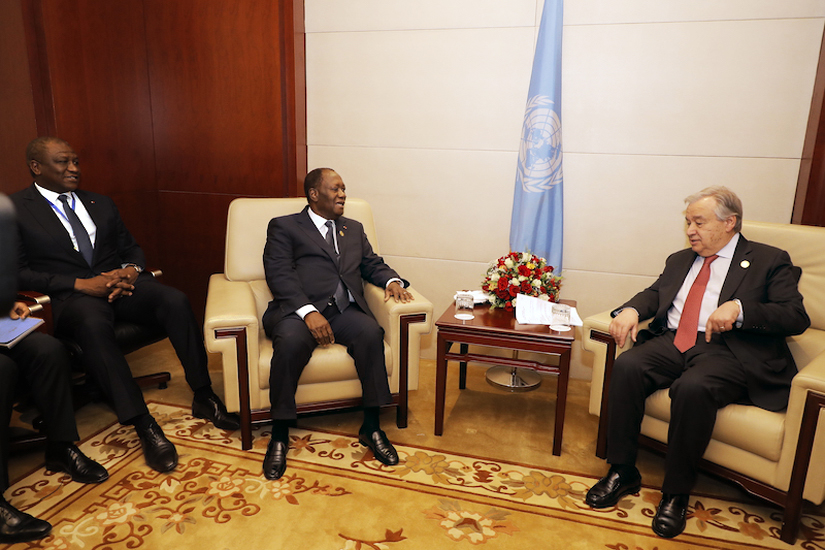 Coopération Côte d’Ivoire- Nations Unies : le Président Alassane Ouattara s’entretient avec Antonio Guterres